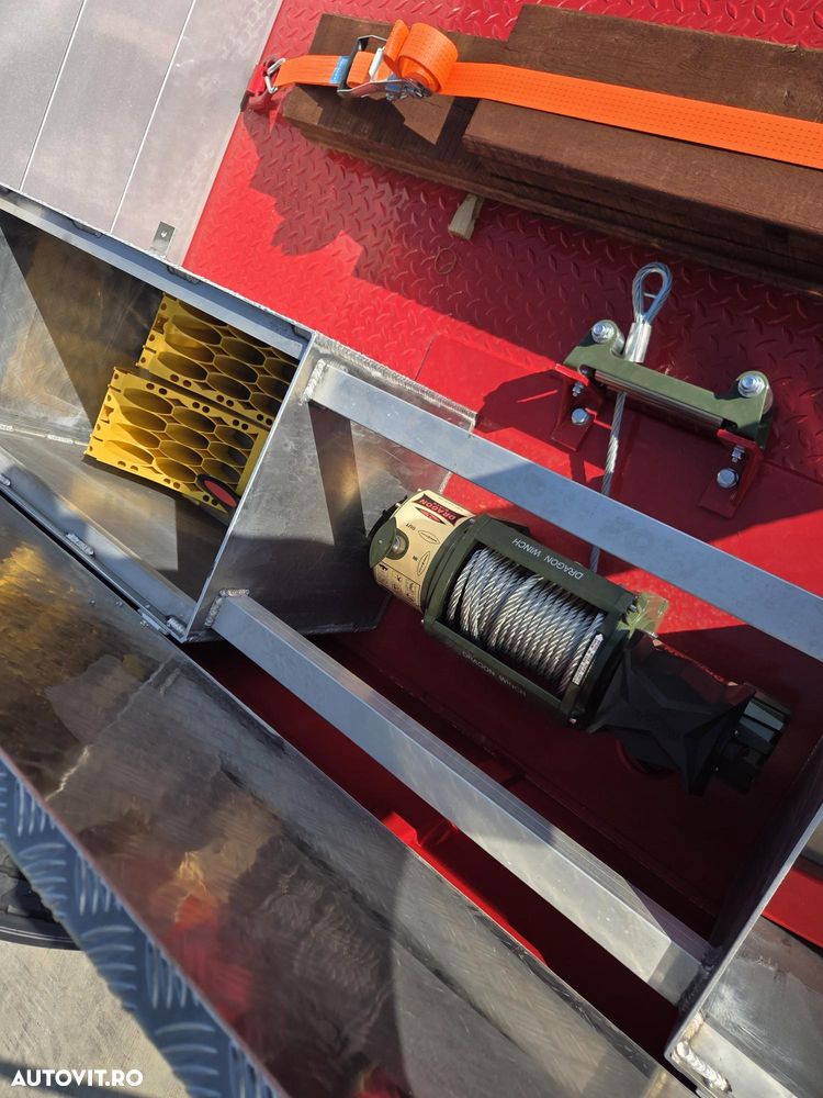 Janmil TRAILER 3 axe FULL OPTION-NOU, 2026, rampe DUBLE, lemne pt extensii latime la 3m, 2 roti rezerva, axe SAF, anv Goodyear, TROLIIU, cutie depozitare, obloane pe gatul de lebada, Carte identitate RAR, Podea rabatabila, posibil leasing-PROMOTIE 58.900eur - 28