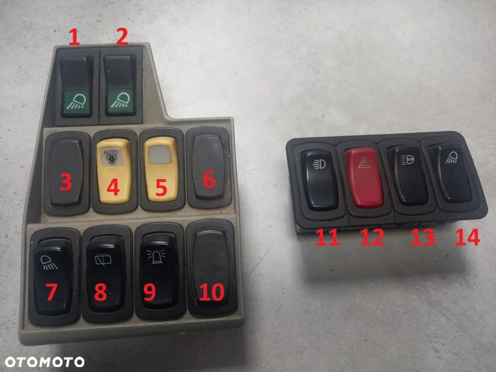 Przełączniki kołyskowe Deutz Fahr Agrotron M650 - 1