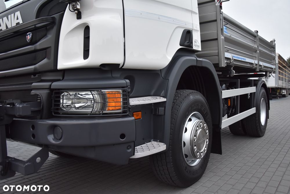 Scania P250 WERSJA OFFROAD / WYWROTKA 3-STRONNA / BLOKADA MOSTU / TYŁ RESOER / P.NOWA / 18 TYŚ KM PRZEBIEGU! / SALON PL / - 10