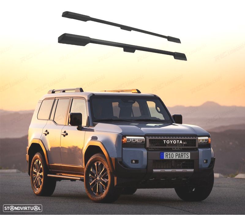 BARRAS DE TEJADILHO TOYOTA LAND CRUISER LC250 24- PRETO - 1