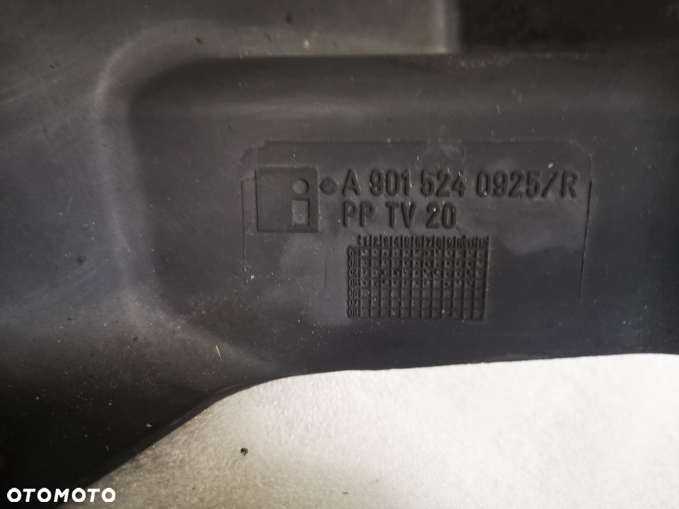 MERCEDES SPRINTER A901 W901 01-05 ,, OSA '' KOMPLETNA OSŁONA / PŁYTA POD SILNIK A9015240925 / A9015240925L / A9015240925R  NR AUKCJI OSŁ437 - 7