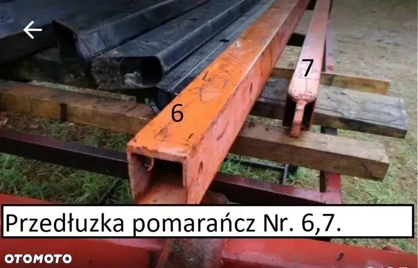 HDS  Przedłuzka wysuw Ramie Kiper Wywrot HDS PALFINGER HIAB IVECO DAILY RENAULT MAN - 9