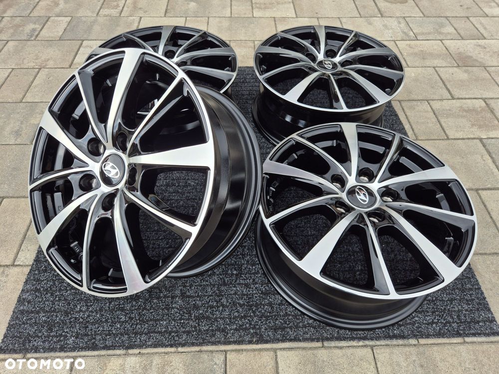 Hyundai 16 " Felgi Nowe 5x114,3 Elantra I30 Kona iX20 iX35 Kona - Czarny Poler - 5