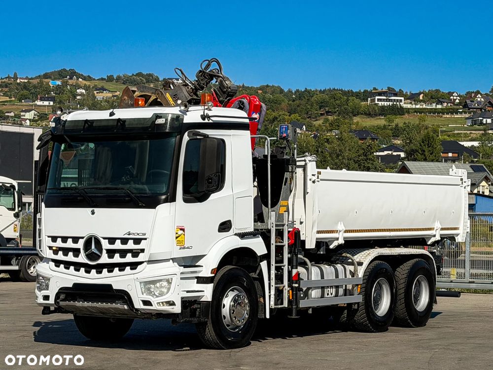 Mercedes-Benz Arocs 2640 * Wywrotka 5,00 m / HMF 1643 Z2 + Pilot / Bordmatic / 6x4! - 6