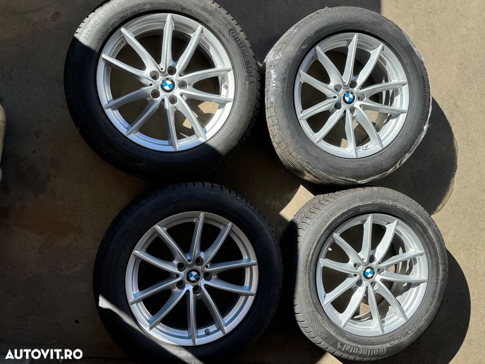 Vând jante originale BMW G01 X3 pe 18” cu anvelope de iarnă ca noi - 1