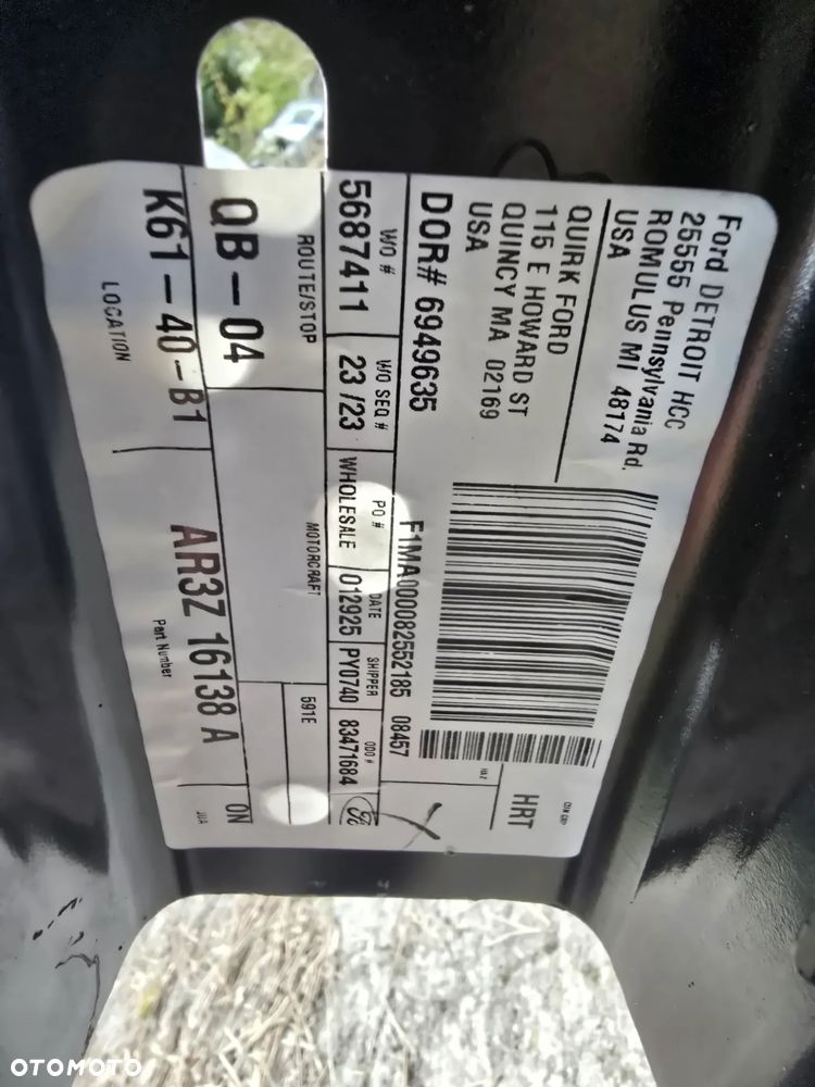 Ford mustang V pas przedni wzmocnienie oryginał - 4