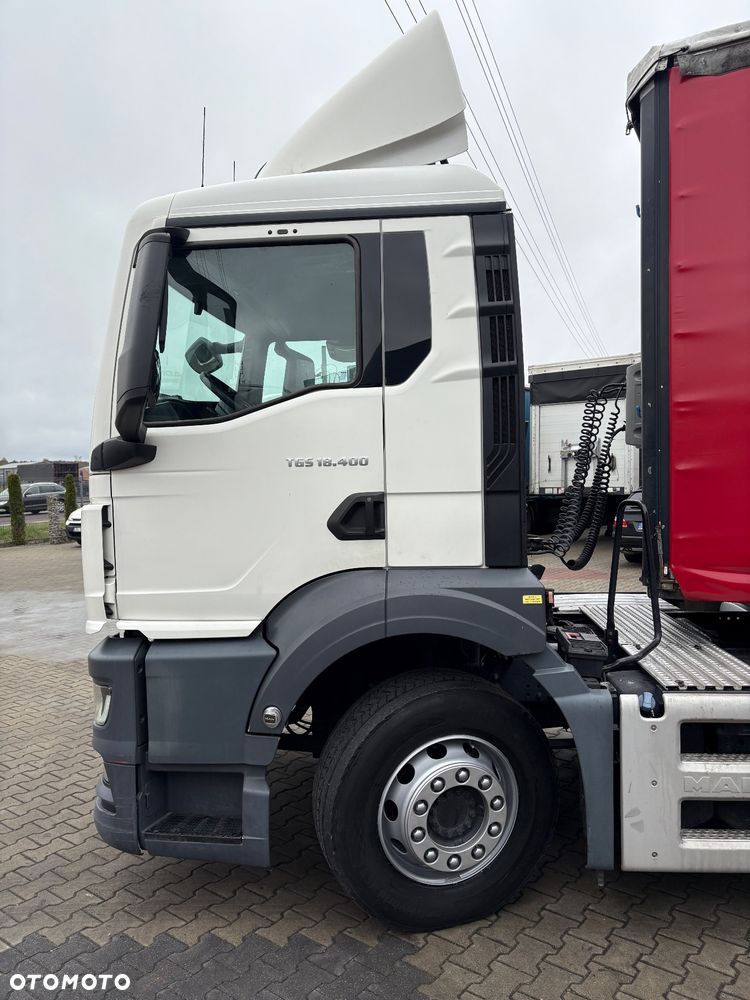 MAN TGS 18.400 / NOWY MODEL / ZESTAW / Z NACZEPĄ DWU OSIOWĄ / WIELTON NS-2 / SERWISOWANY / DO NAUKI JAZDY / AUTO-SZKOŁA / 360 / 500 - 18