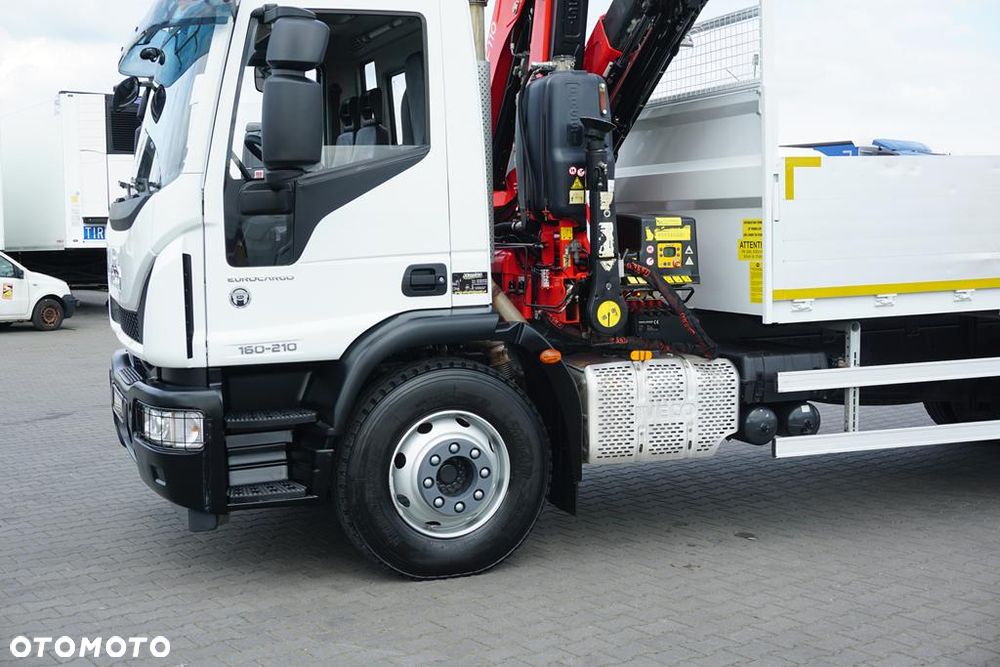 Iveco EUROCARGO / 160-21 / SKRZYNIOWY + HDS / FASSI F110 / ROTATOR / PILOT - 17