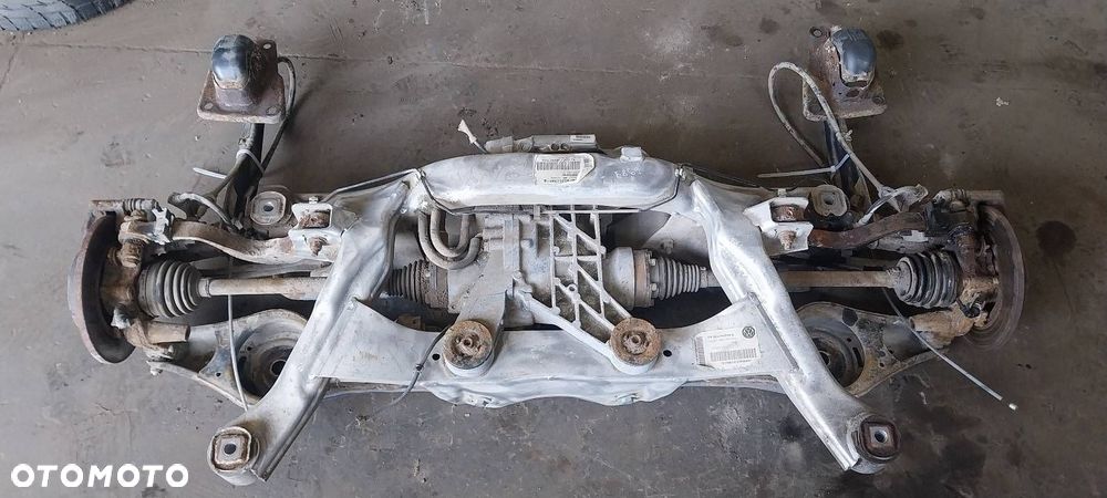 KOMPLETNE ZAWIESZENIE BELKA SANKI TYŁ DYFER DYFERENCJAŁ GOLF V 4x4 - 10