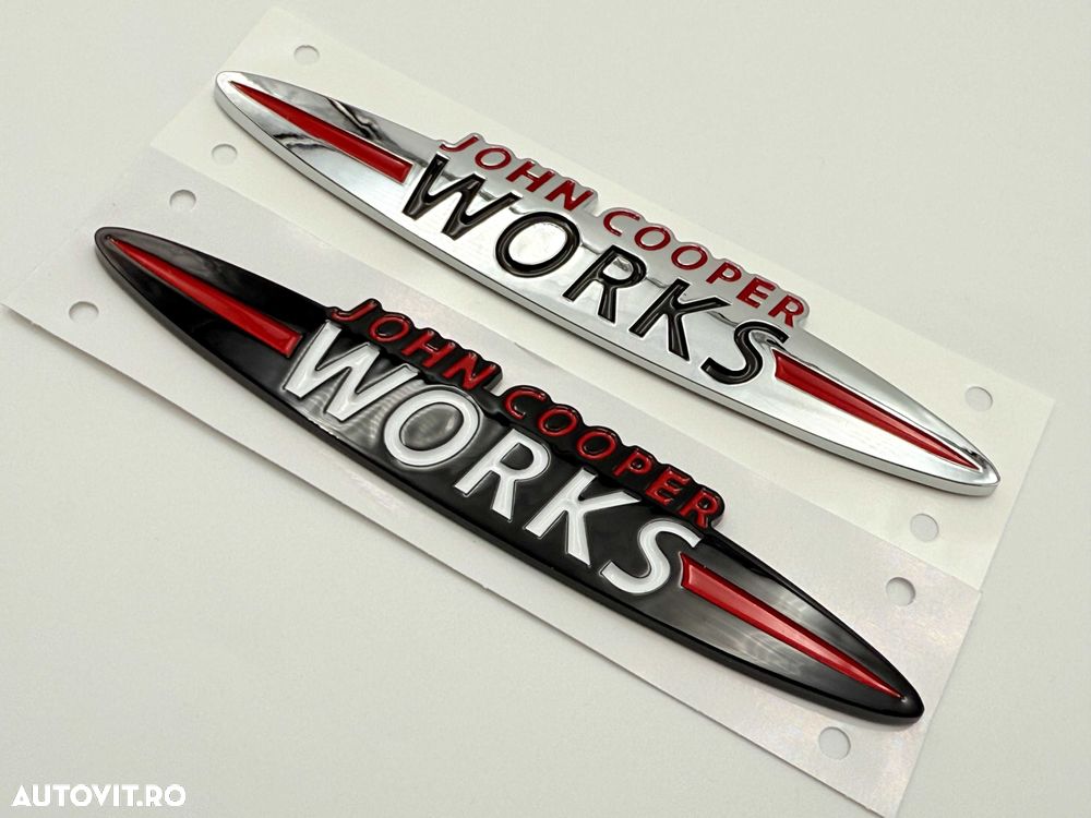 Emblema MINI COOPER John Cooper Works negru - 6