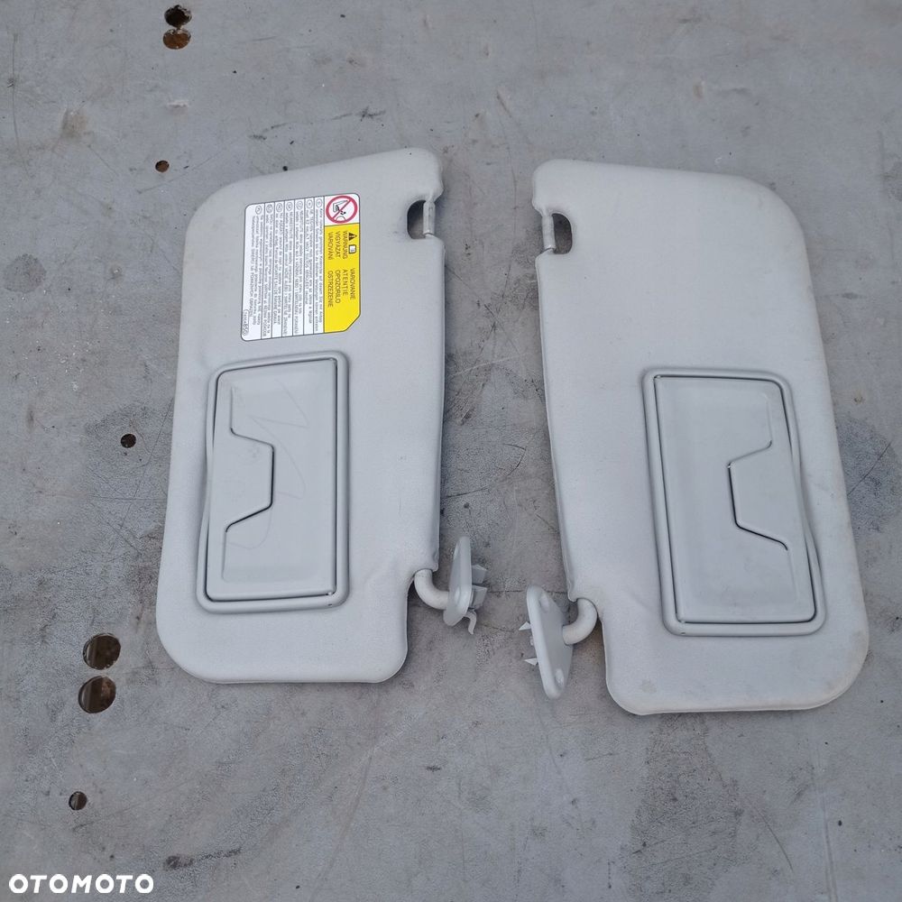 osłona daszek słoneczko mitsubishi lancer viii x komplet - 1