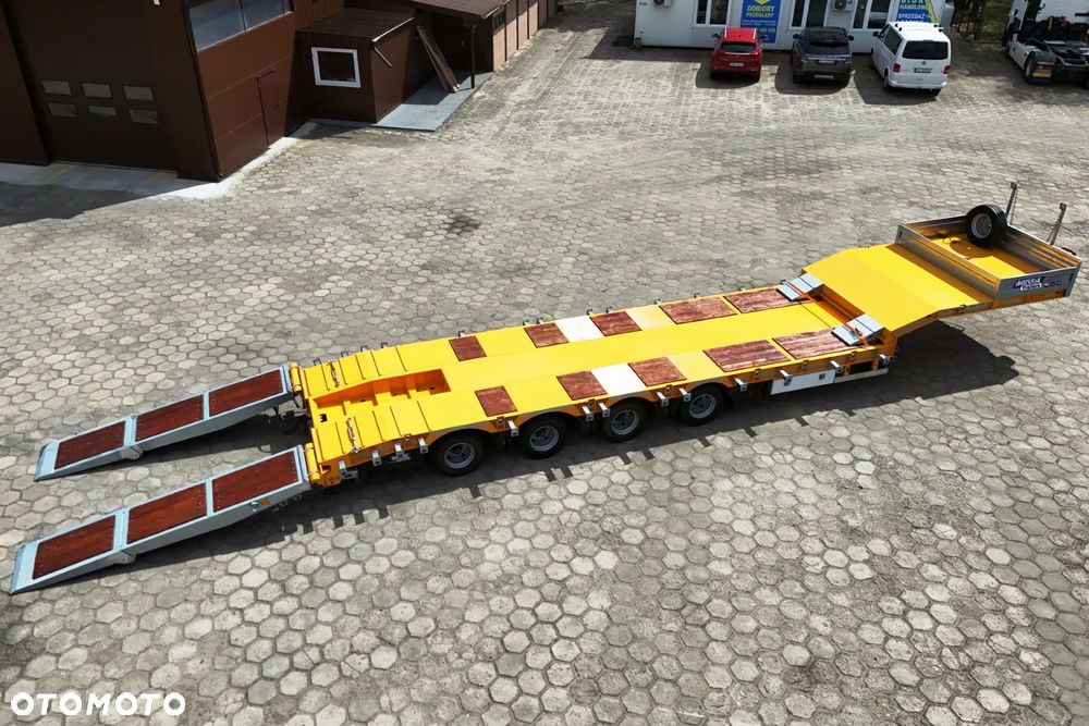 Inny 4 OSIOWA NACZEPA NISKOPODWOZIOWA - ZAGŁĘBIENIE NA ŁYŻKĘ KOPARKI - NAJAZDY HYDRAULICZNE - 11