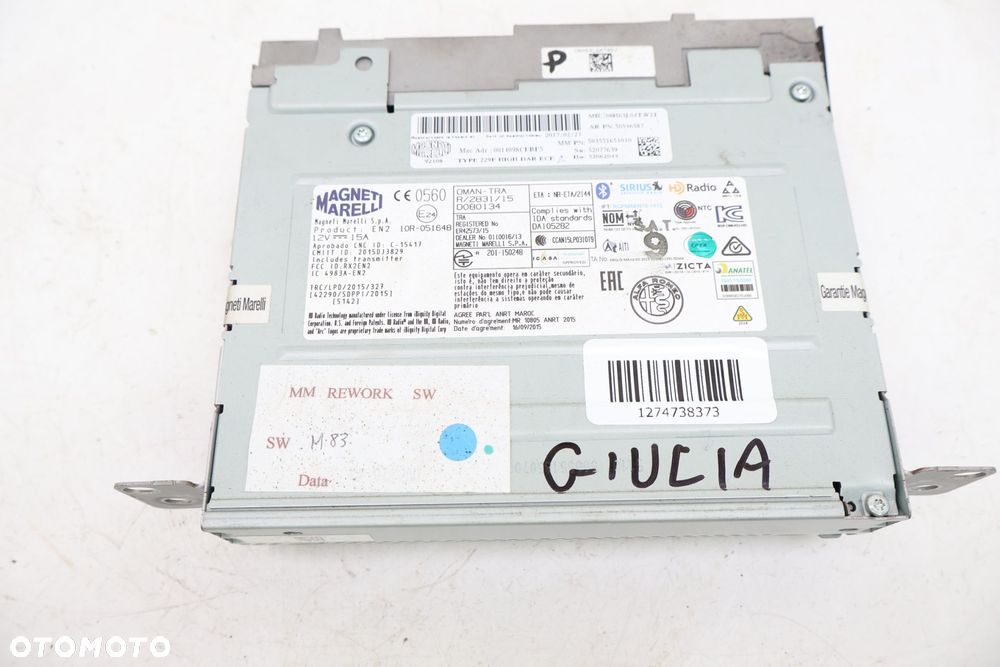 ALFA ROMEO GIULIA NAWIGACJA 50546587 - 6