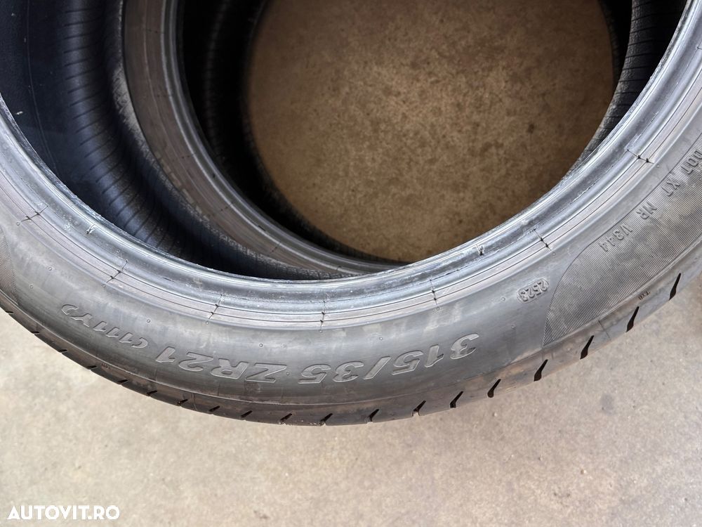Vând 2 anvelope 315/35/21 Pirelli de vară ca noi - 5