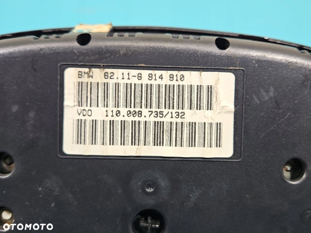 LICZNIK ZEGARY BMW E39 2.5B M54 UK 6914910 - 8