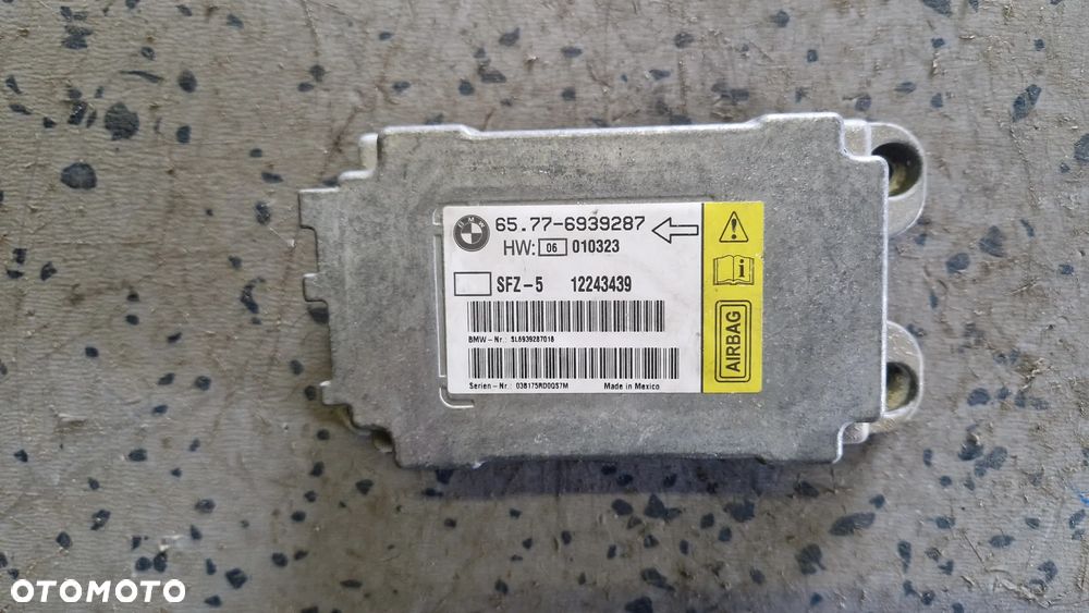 BMW E60 E61 MODUŁ PODUSZEK POWIETRZNYCH 6939287 - 1
