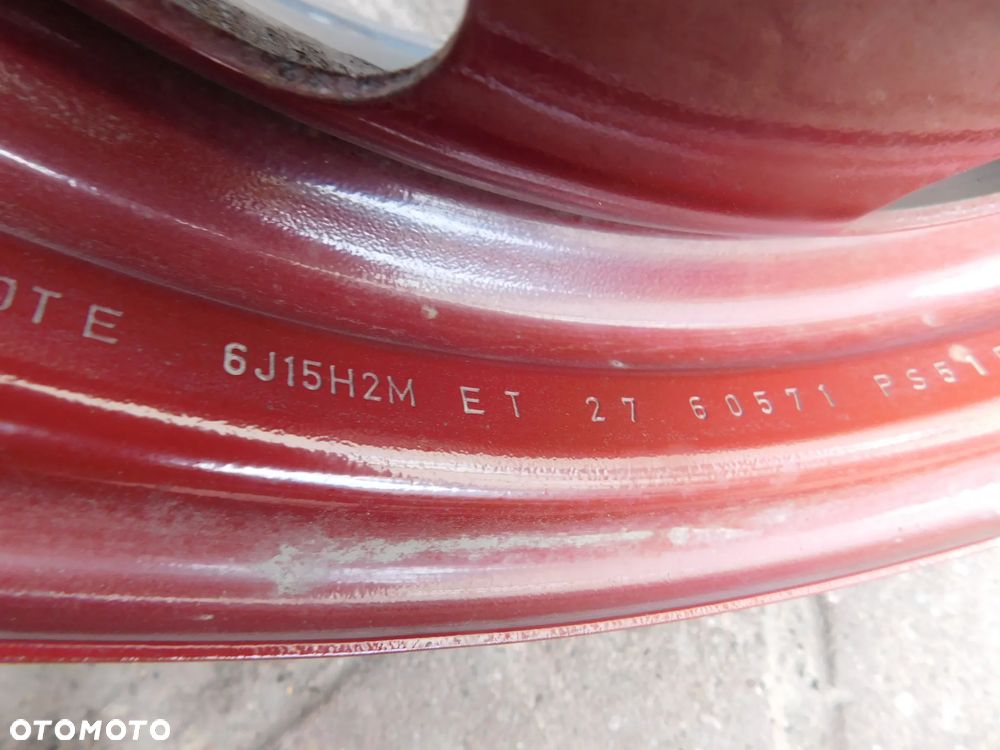 felga stalowa PEUGEOT PARTNER CITROEN BERLINGO C3 C4 6Jx15 ET27 - 3