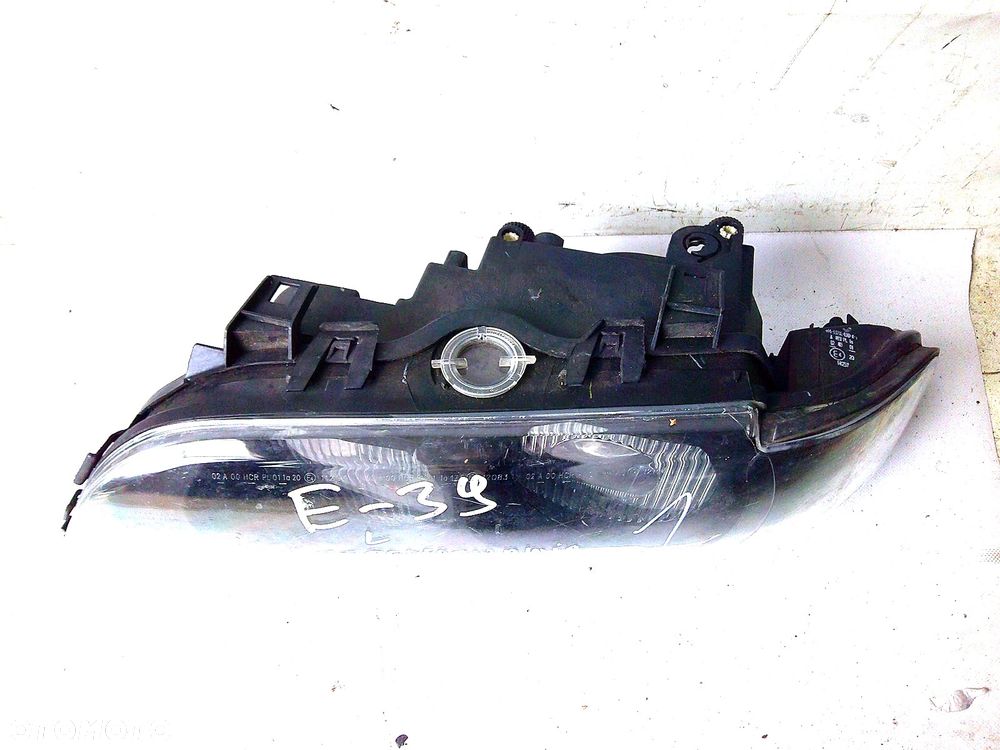 bmw 5 e39 lampa przód lewa przednia ciemna - 3