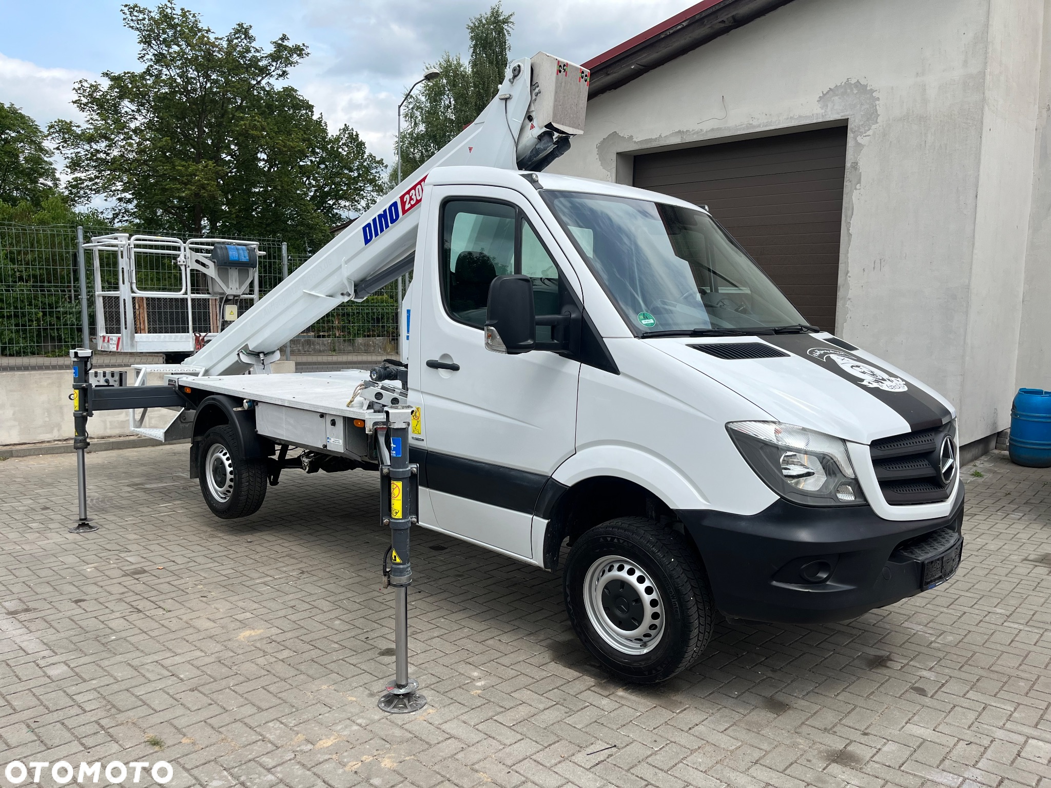 Mercedes-Benz Podnośnik Koszowy Zwyżka Dino 230VT 23 metry 15 metrów bok Mega zasięgi!! Jak Ruthmann Wumag Gsr Sterowanie z Pilota !! - 21
