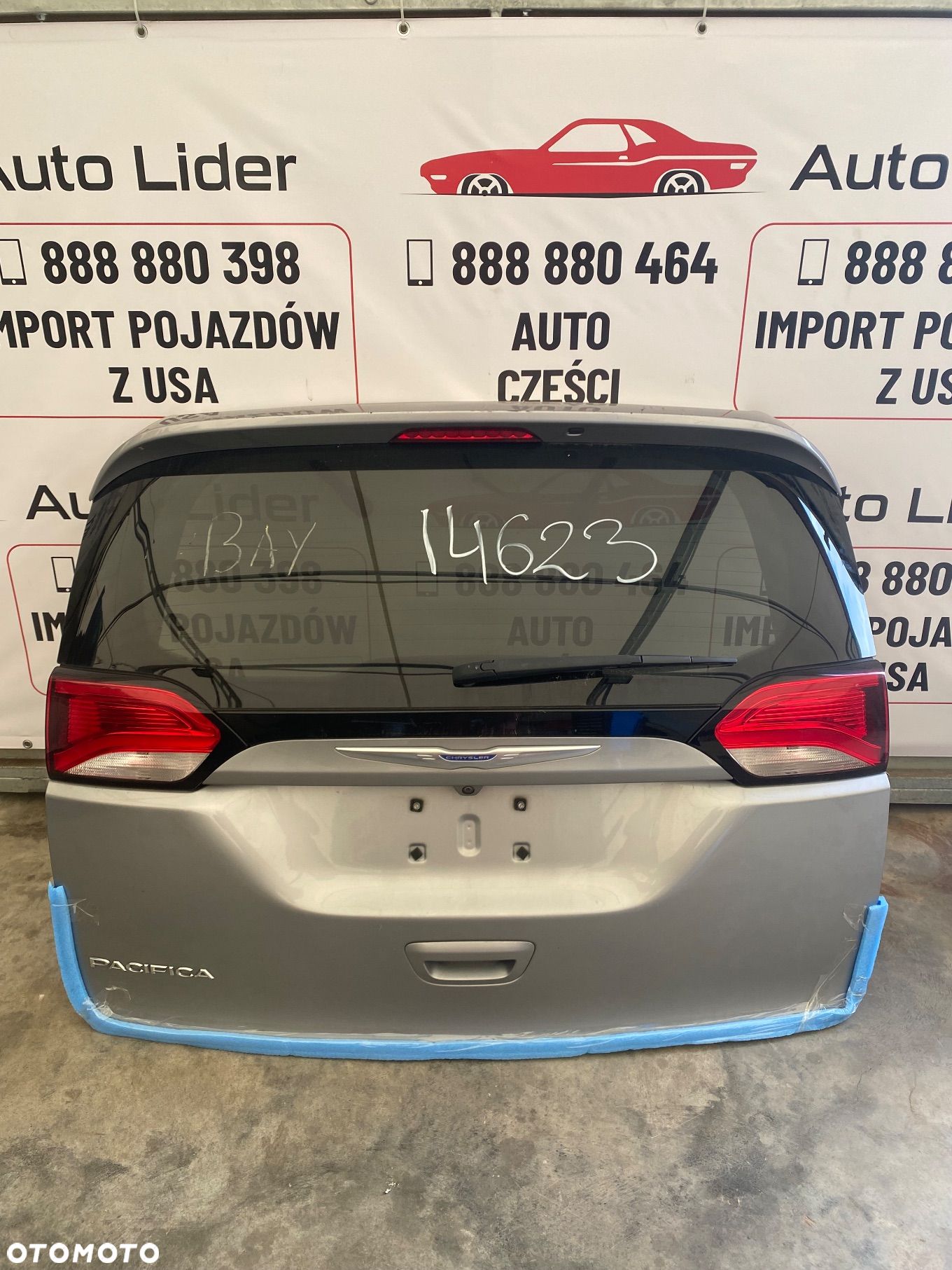 Klapa tył. Pokrywa bagażnika Chrysler Pacifica 2017+ kolor PSC - 1