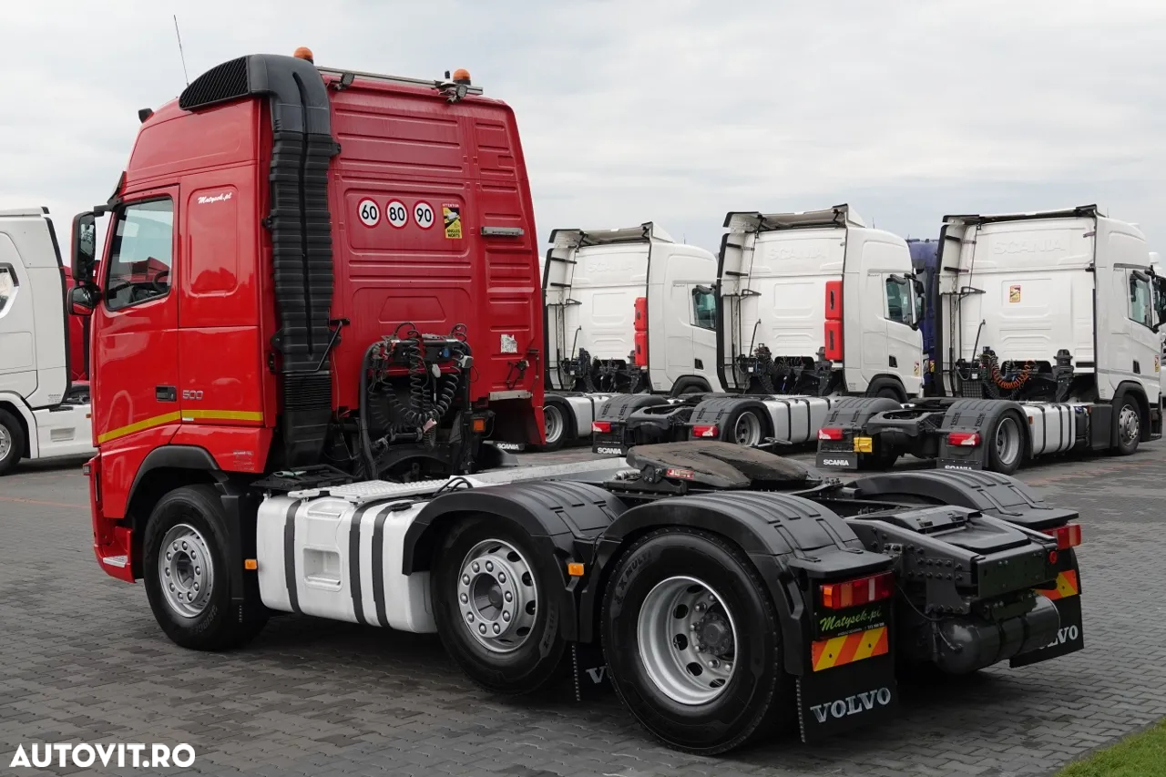 Volvo FH 500 / PUSHER / Tractor cu 3 axe / FULL ADR / RETARDER / AXIE DE RIDICARE ȘI DE DIRECȚIE / IMPORTAT - 6