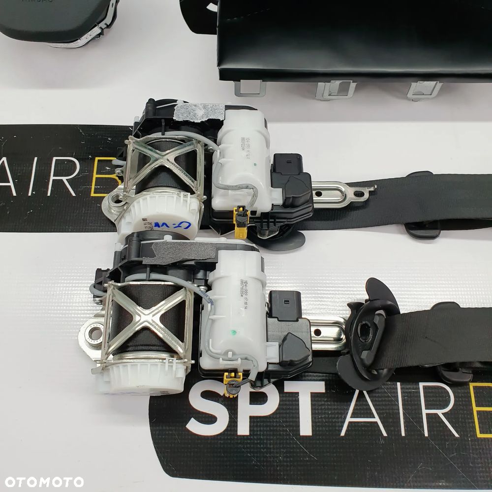 VW GOLF VII 7 DESKA ROZDZIELCZA KONSOLA KOKPIT PULPIT PODUSZKI AIRBAG AIR BAG PASY KIT SET - 9