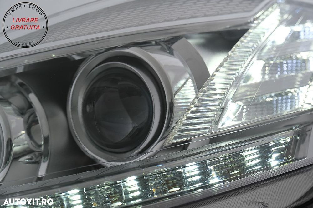 Faruri LED Mercedes W221 S-Class (2005-2009) Facelift Look LHD- livrare gratuita - 3