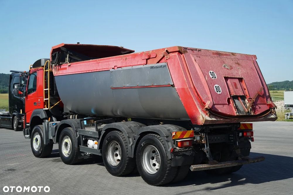 Volvo FMX 460 / 8x4 / WYWROTKA TYLNOZSYPOWA / HYDROKLAPA / I-SHIFT / PLANDEKA ELEKTRYCZNA / EURO 6 / - 12