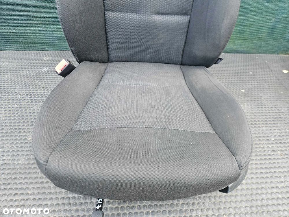Fotel Kierowcy Siedzenie Welur Czarny Zagłówek BMW 3 E90 E91 2009r Lift LCI - 7