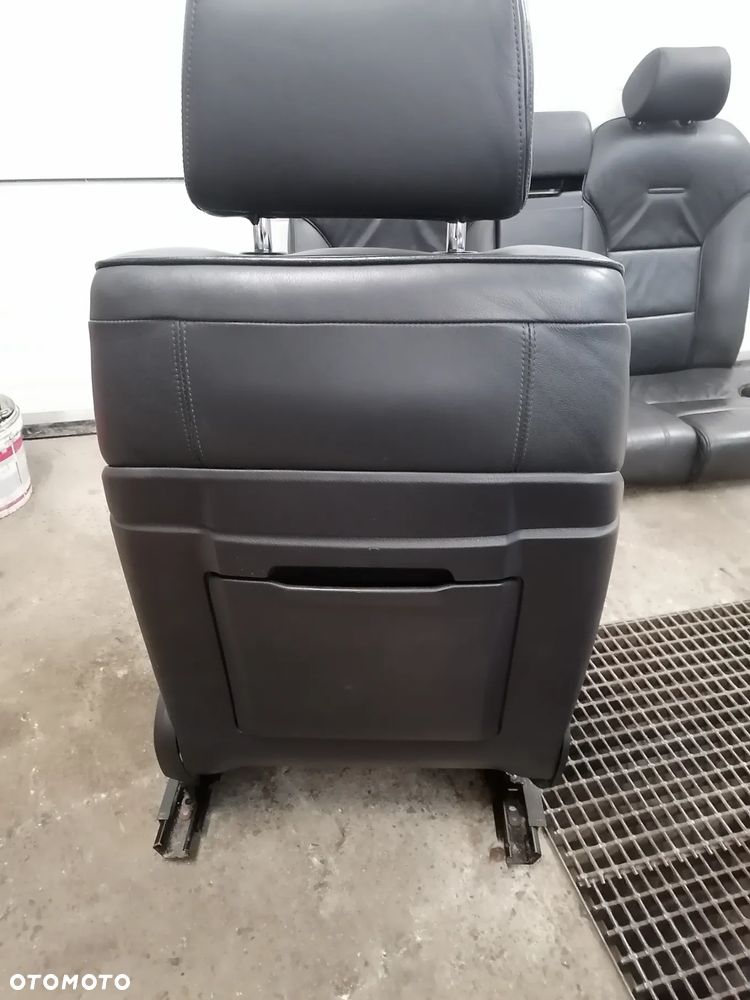 Fotele Kanapa Boczki Skóra Skórzany Czarna Audi A8 D3 EU Na Elementy - 15