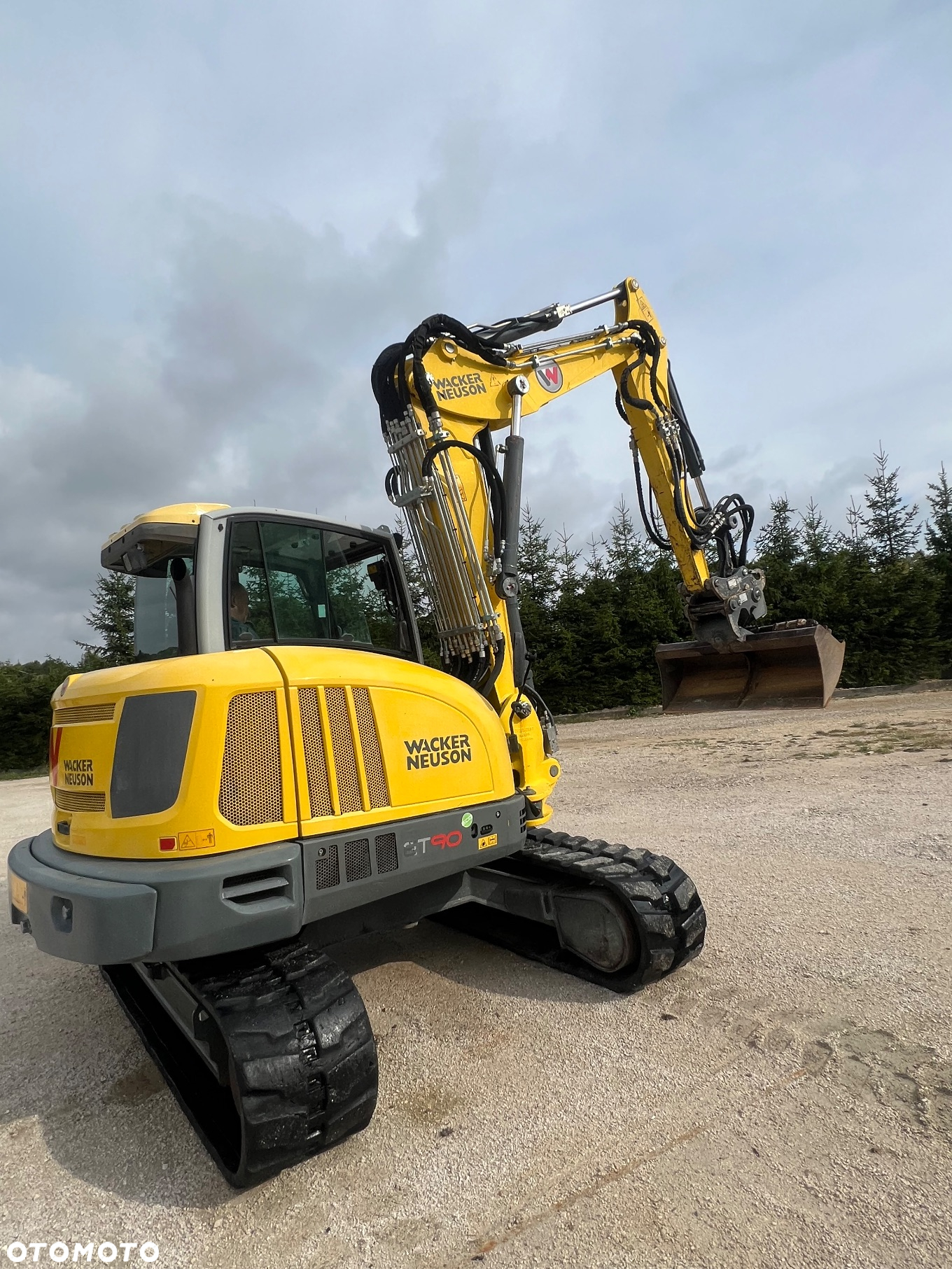 Wacker Neuson Koparka gąsienicowa 3xRAMIE łamane Wacker Neuson Et 90 KLIMA Deutz hydrozłącze hydrauliczne Liebherr SW33 LIKUFIX SWA33 + pilot auto hydrauliki 3 x łyżki org Liebherr 9 ton ET90 gumowe gasiennice 1 wł Cat 308 Jcb Yanmar atlas TEREX Liebherr złącze - 22