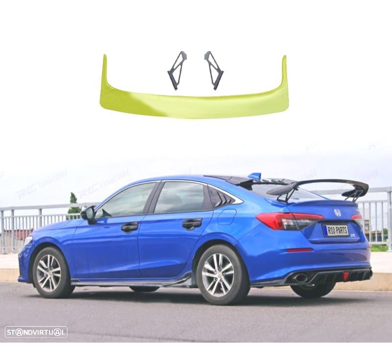 AILERON SPOILER HONDA CIVIC SEDAN 23- LOOK TYPE R - 1