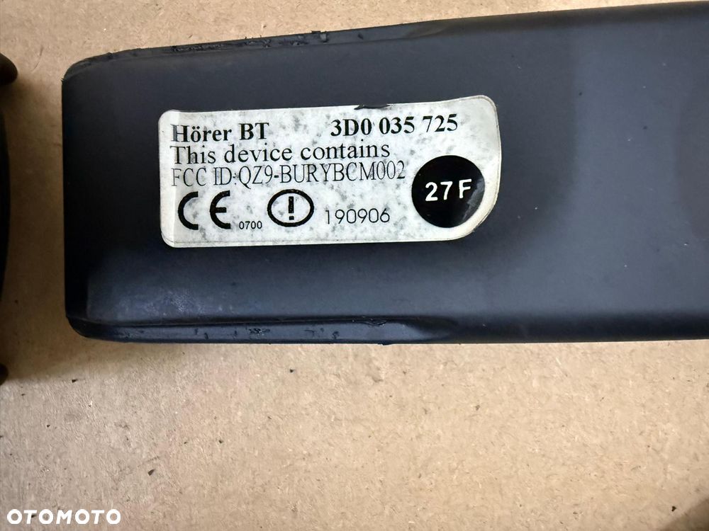VW PHAETON LIFT 10-15 TELEFON MODUŁ BLUETOOTH 3D0035705A 3W7035385H 3D00357 - 5