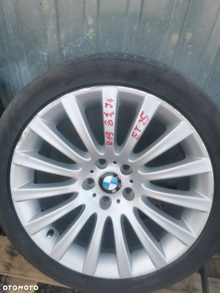 KOŁA FELGI ALUMINIOWE ALUFELGI FELGI BMW 7 OE styling 235 6775404 6775405 8,5j 9,5 x 19" 5x120 ET 25 OPONY ZIMOWE RUNFLAT 245/45 R19  275/40 R19 - 5