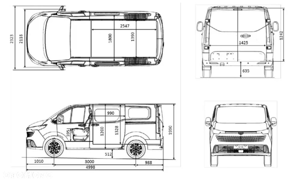 Maxus Deliver 7 L1H1 Fabrycznie NOWY z 2026 roku I Dostępny od reki I Leasing 102% I 5 Lat GWARANCJI I - 33