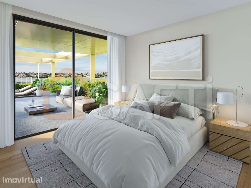 Magnífico apartamento T4 nas margens do rio Douro com vistas para o... - Grande imagem: 4/20