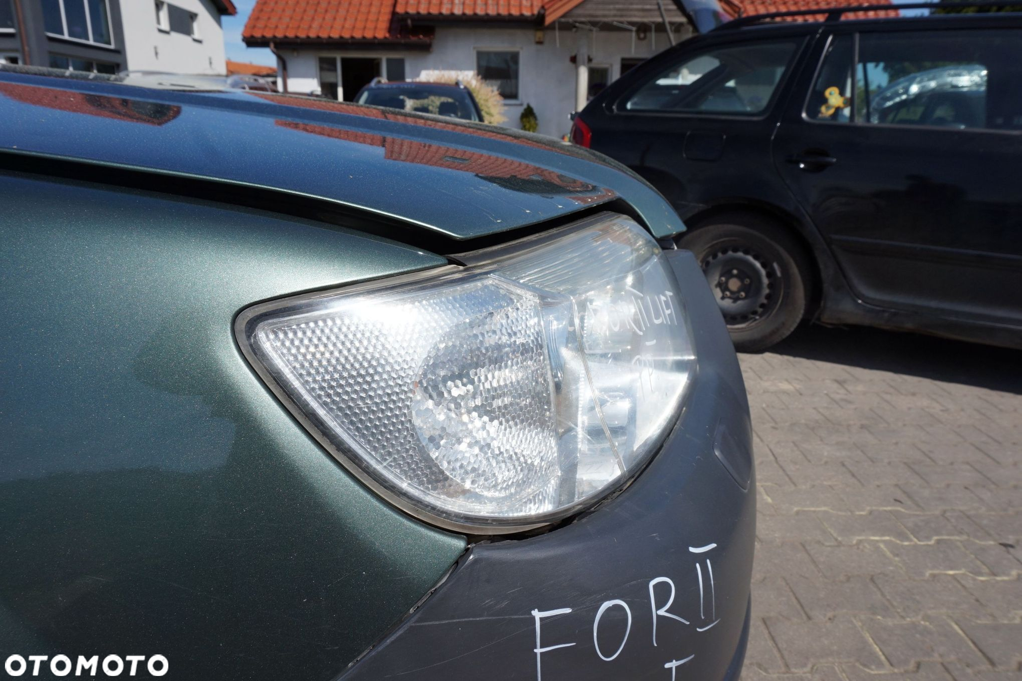 MASKA ZDERZAK BŁOTNIKI LAMPY FORESTER II SG LIFT 5F6  SUBARU 2006-2008 ZIELONY EVERGREEN PRZÓD KOMPLETNY - 15