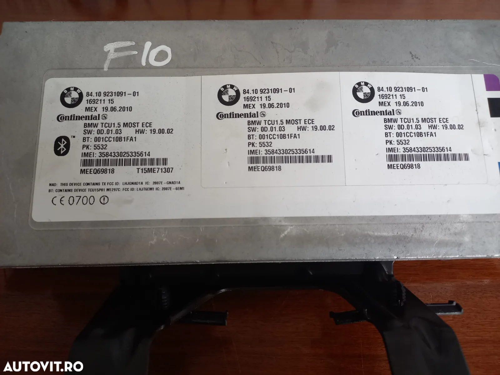 Modul Bluetooth Bmw E90 E91 E92 E93 E87 E88 E81 E60 E61 X5 X6 E70 E71 Cod  - Dezmembrari Arad - 5