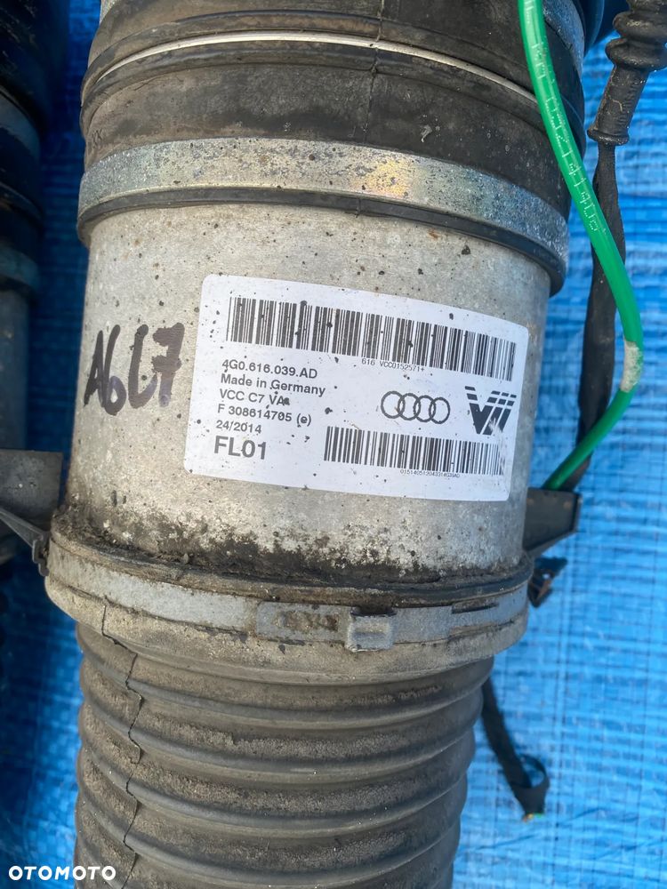 AUDI A6 C7 AMORTYZATOR PNEUMATYCZNY PRZÓD LEWY PRAWY 4G0616039AD - 4