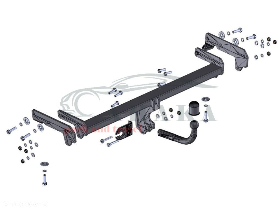 Hak Holowniczy Odkręcany Do Ford Edge Od 2015 - 3