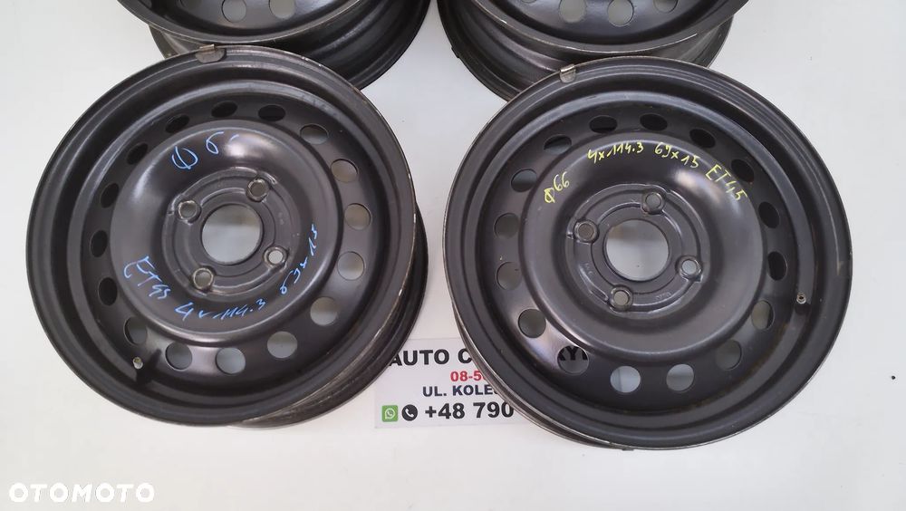 Nissan Felgi Stalowe 4x114.3 ET 45  6Jx15 - 4