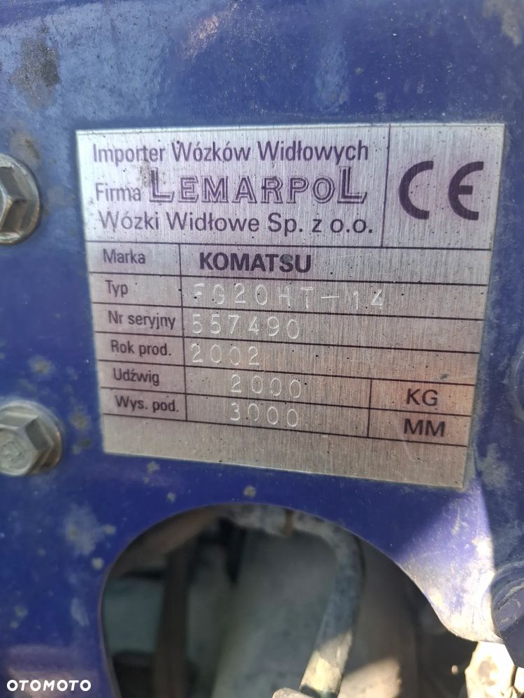 Komatsu FG20HT-14 - 6