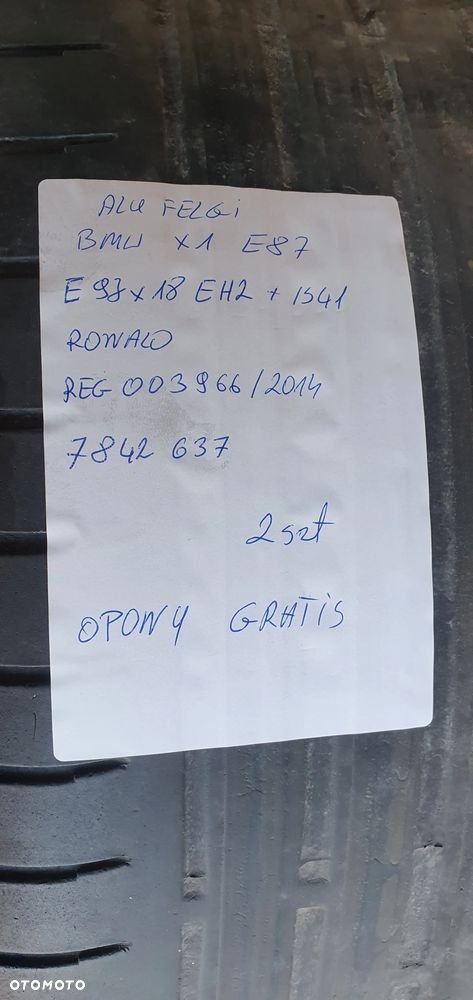 Alufelgi felgi aluminiowe M-Pakiet 5x120 R18 2x 8J IS30 2x 9J IS41 BMW X1 E84 7842636 7842637 - 18