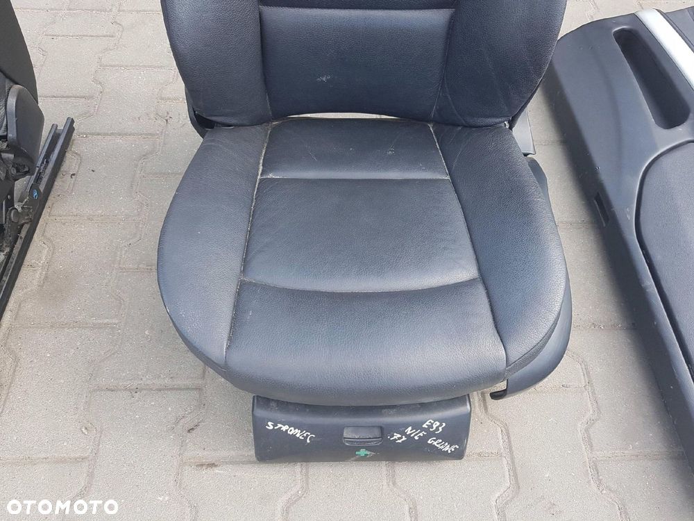 BMW 3 E93 CABRIO 06-13r FOTELE SKÓRZANE KANAPA - 10
