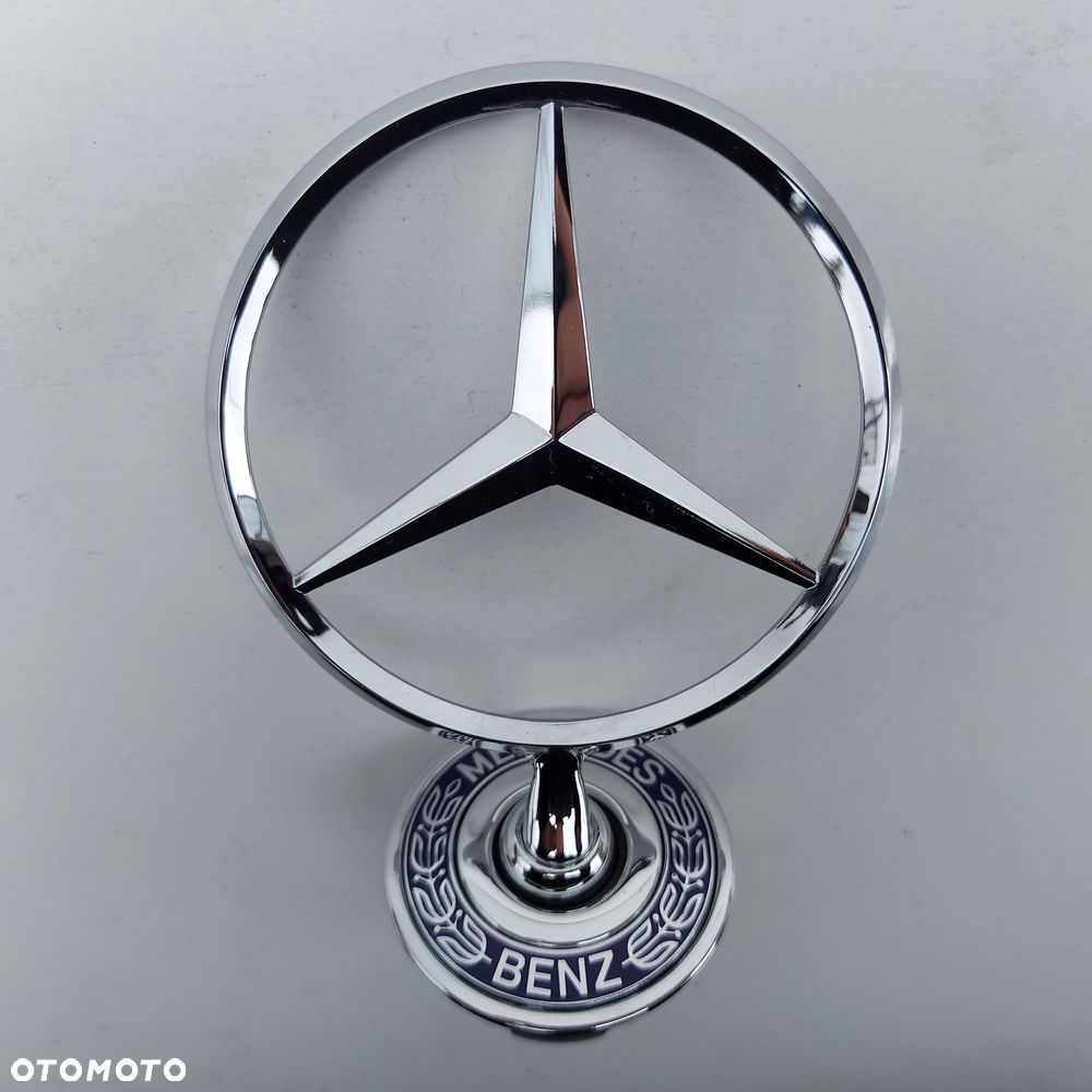 EMBLEMAT ZNACZEK GWIAZDA NA MASKE MERCEDES W124 C W202 CLK W208 E W210 W211 S W220 ORYGINAL NOWY 2108800186 - 5