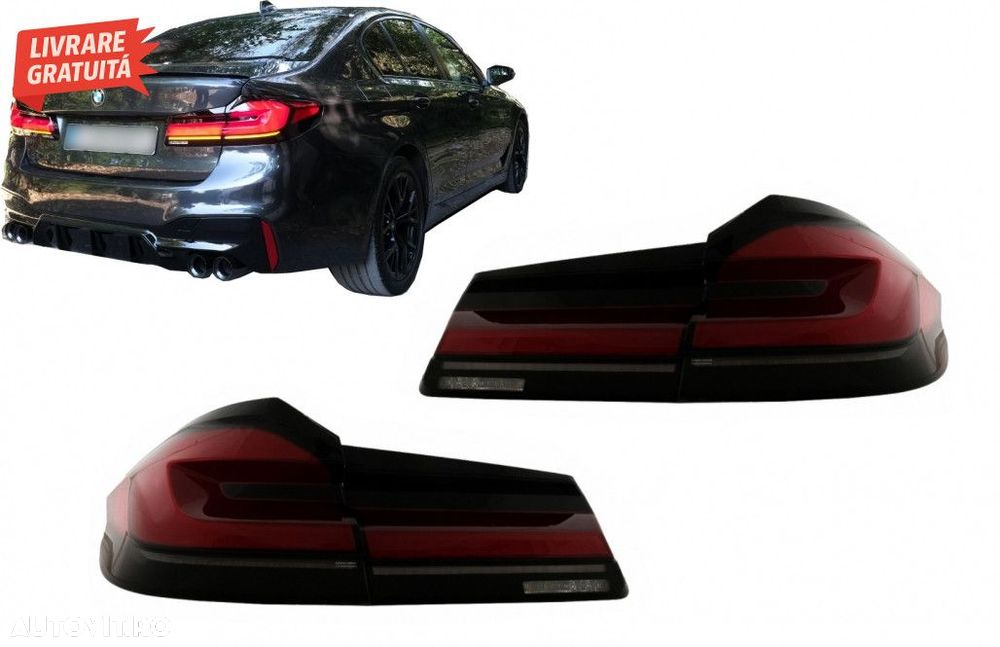 Stopuri Full LED BMW Seria 5 G30 Sedan (2017-2019) LCI Design LED Stat - 1