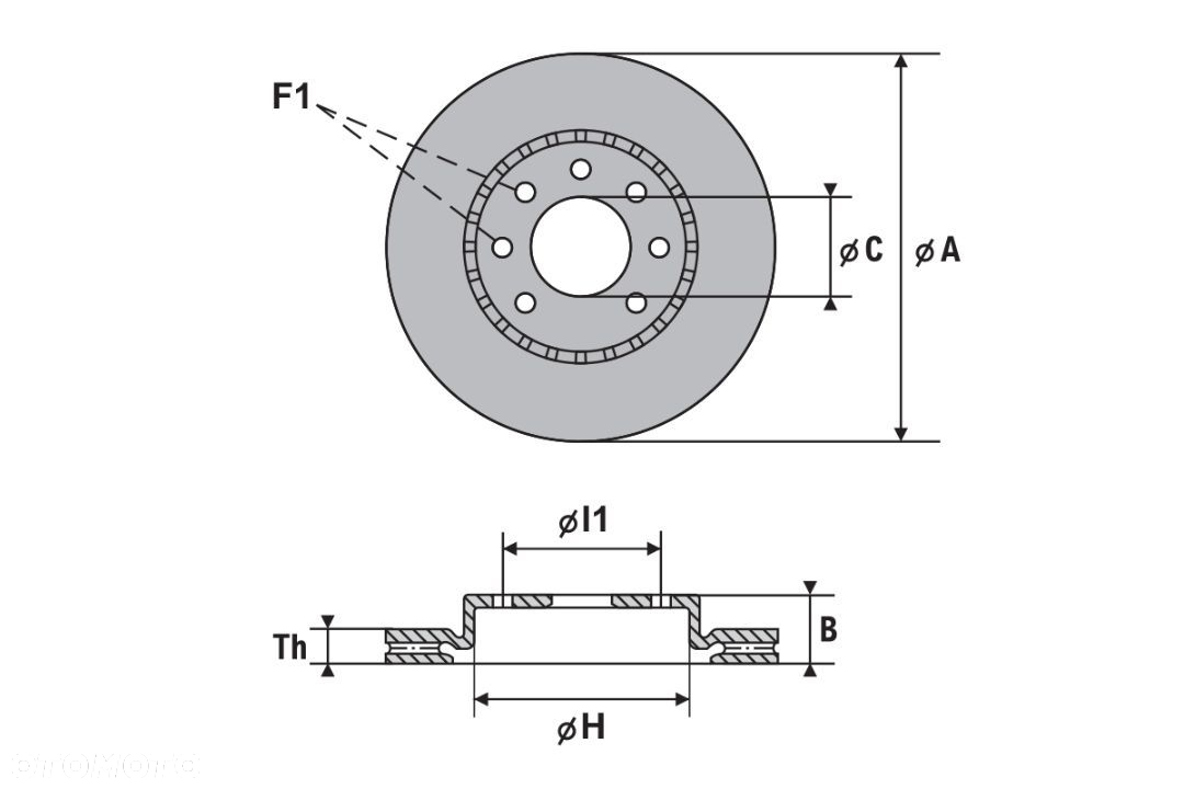 TARCZE ROTINGER VW PASSAT B5 288/25 - 5