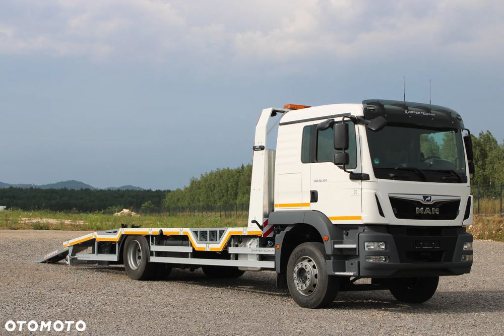 MAN TGM 18.320 Laweta Pomoc Drogowa Najazd Nowa zabudowa Kabina sypialna spanie łóżko TGX TGS Antos TGL Atego - 9
