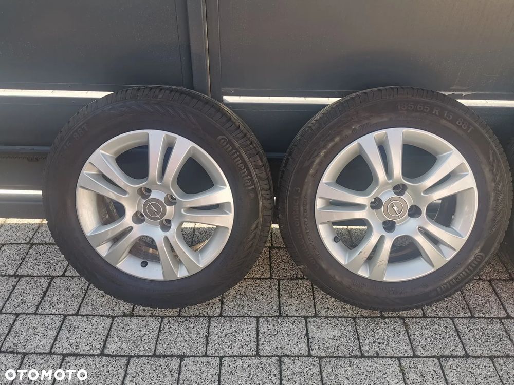 Alu felgi Opel  4 x100 15 cal  Corsa et 39  Renault Opel Astra Dacia Hyundai I20 Kia Stonic Rio Toyota Yaris Nissan Opony zima lato - 1