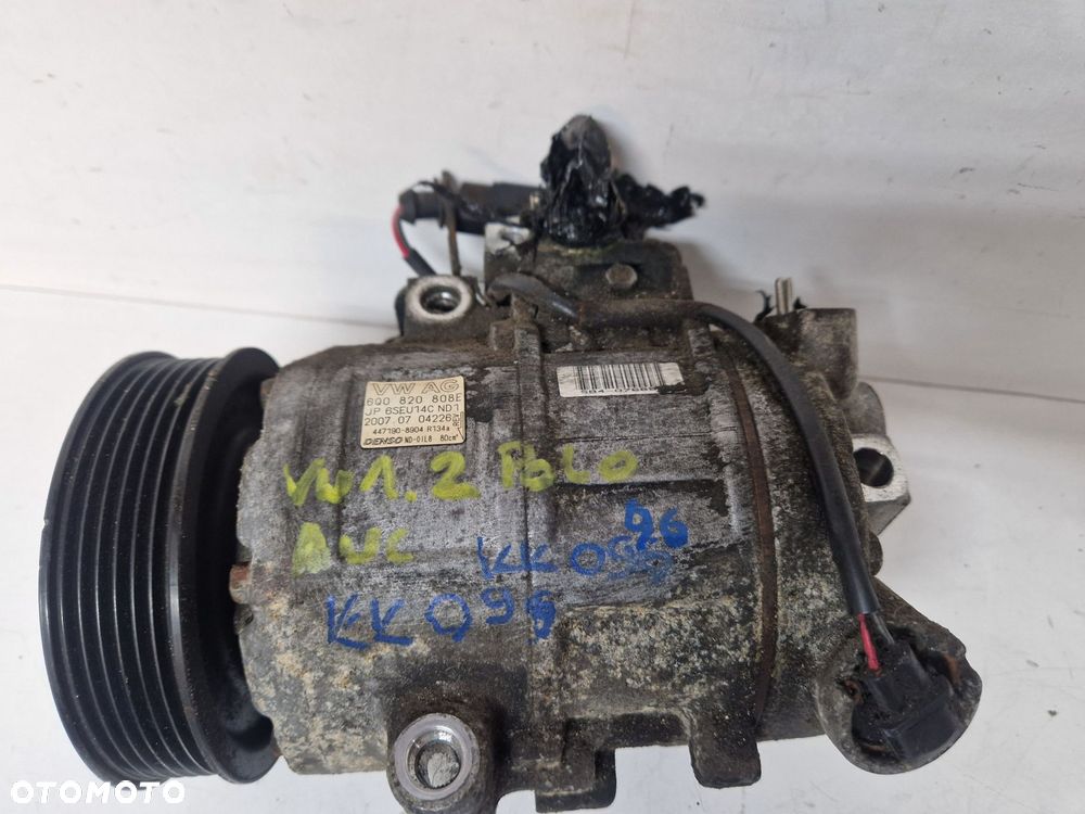 VW 1.2 POLO 6Q0820808E SPRĘŻARKA KOMPRESOR KLIMATYZACJI ORYGINALNY - 4